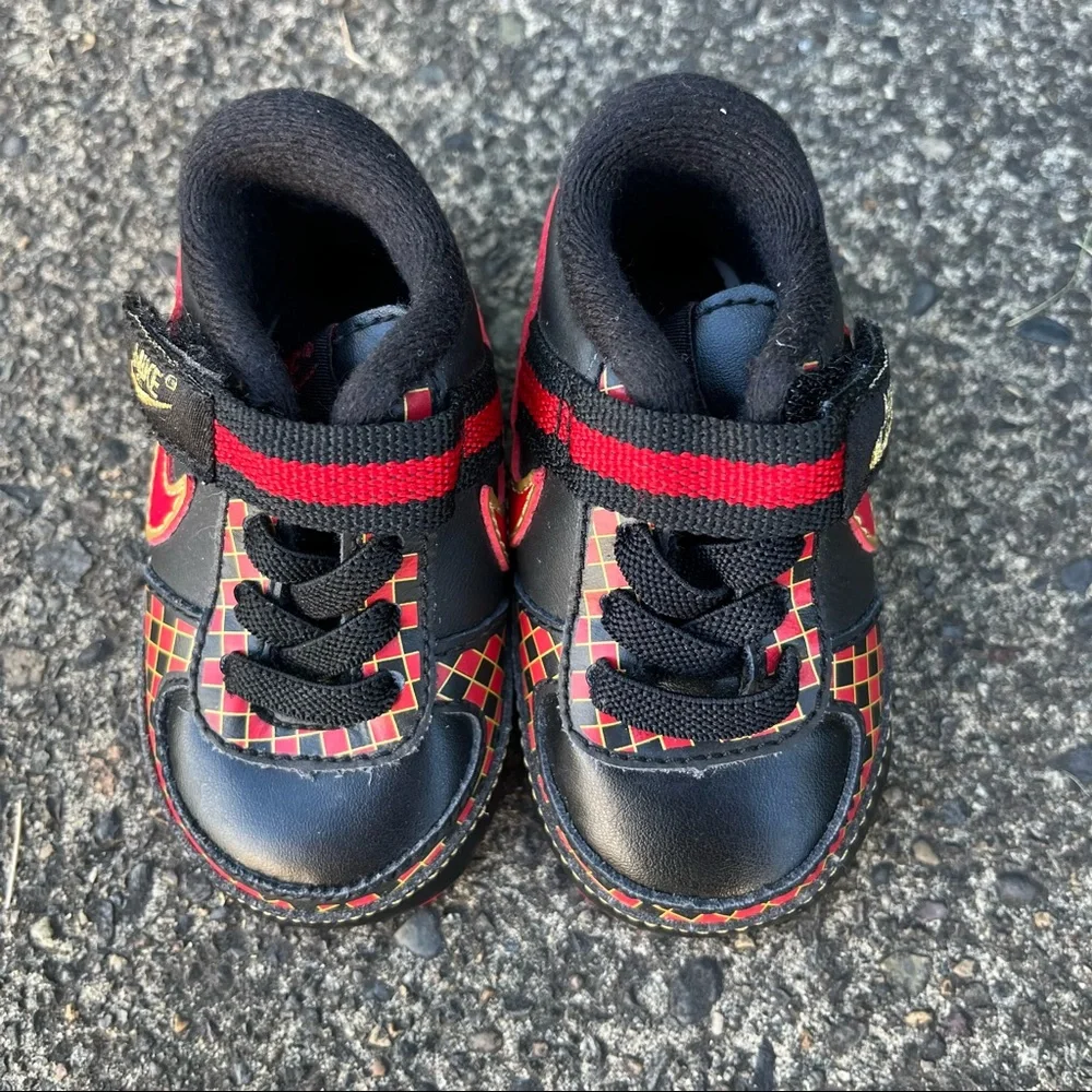 Nike Crib Shoes Black Red Checkered Nike Vandal 2C
